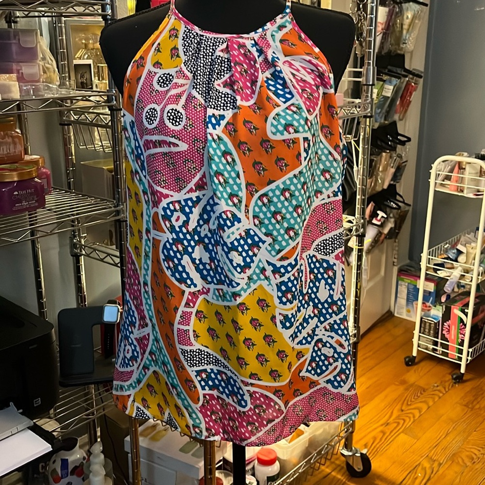 Violet+Claire colorful top.
